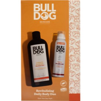 Bulldog Lemon & Bergamot Revitalising Body Care Duo set cadou pentru corp pentru bărbați - imagine 2